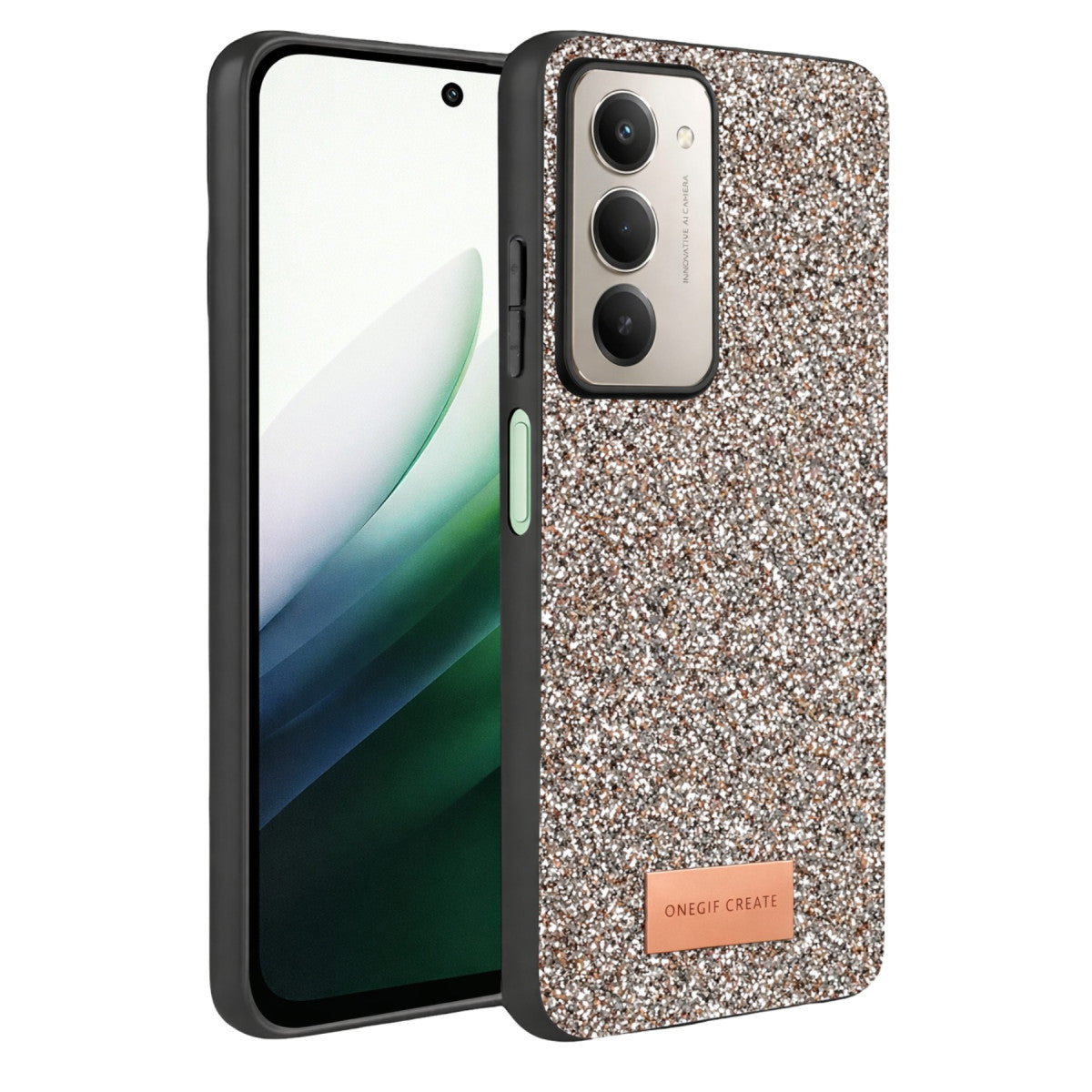 Onegif Xiaomi Redmi 15 4G Bright Simli Kapak